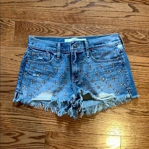 Denim shorts